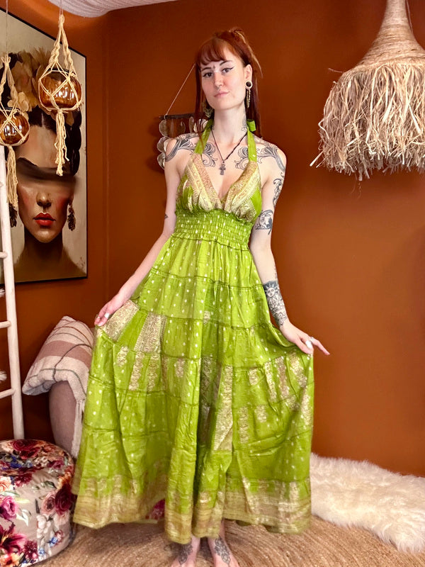 Zamira Vintage Silk Dress