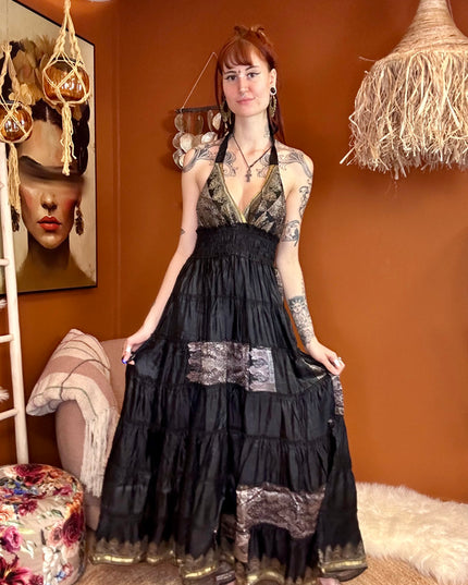 Zamira Vintage Silk Dress