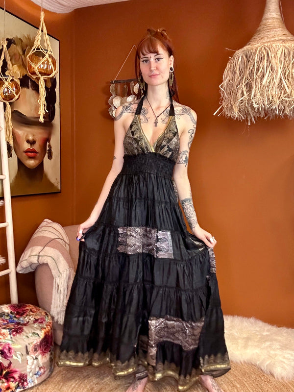 Zamira Vintage Silk Dress