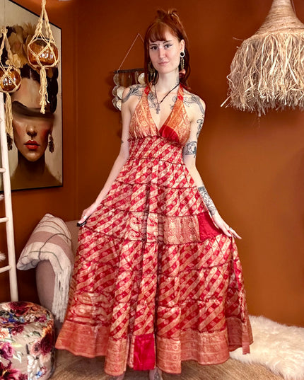 Zamira Vintage Silk Dress