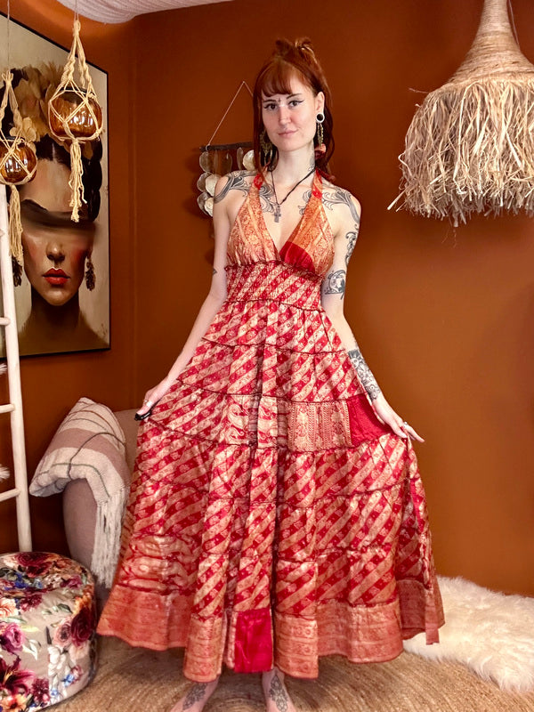 Zamira Vintage Silk Dress