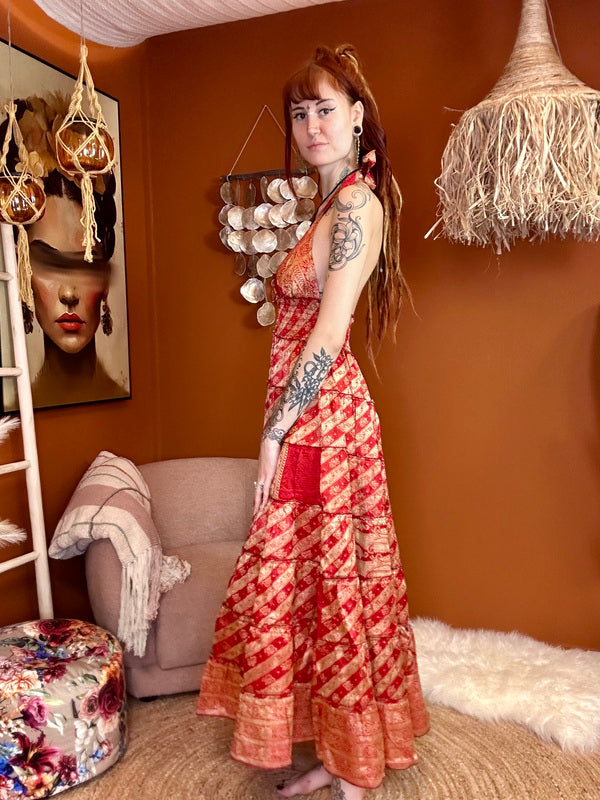 Zamira Vintage Silk Dress