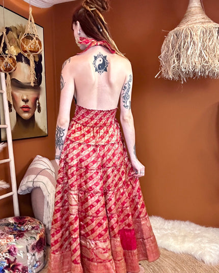 Zamira Vintage Silk Dress