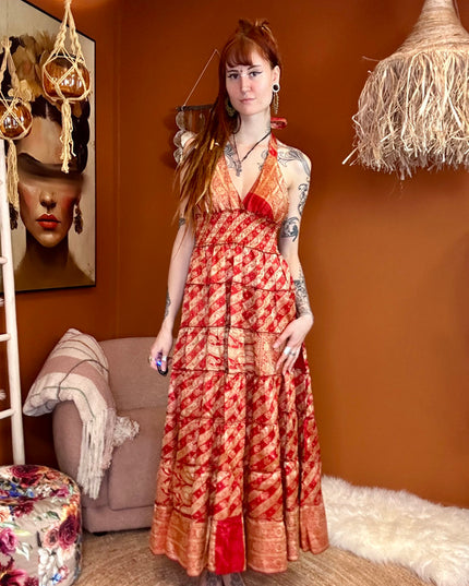 Zamira Vintage Silk Dress