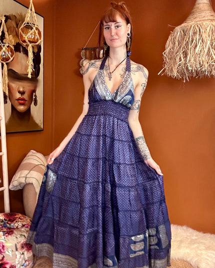 Zamira Vintage Silk Dress