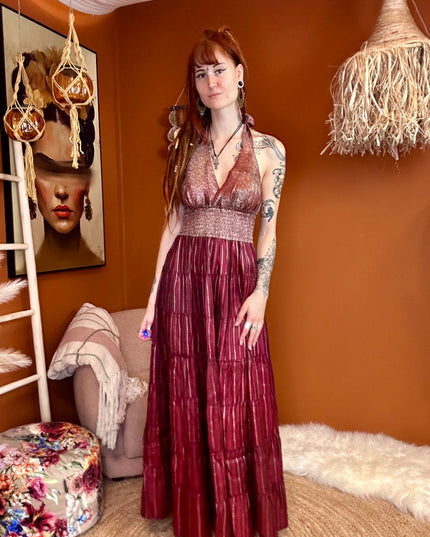 Zamira Vintage Silk Dress