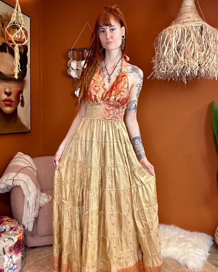 Zamira Vintage Silk Dress