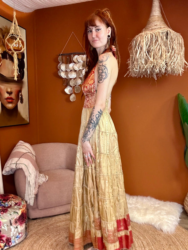 Zamira Vintage Silk Dress