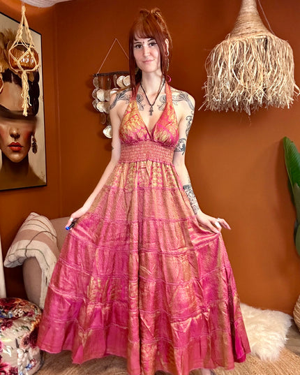 Zamira Vintage Silk Dress