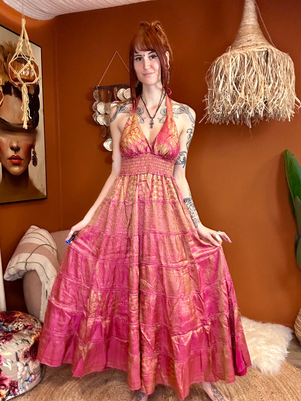 Zamira Vintage Silk Dress