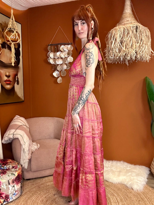 Zamira Vintage Silk Dress