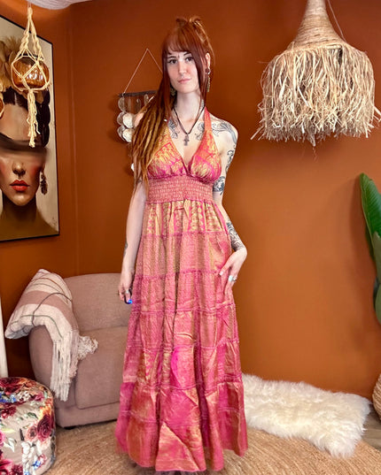 Zamira Vintage Silk Dress