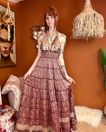 Zamira Vintage Silk Dress