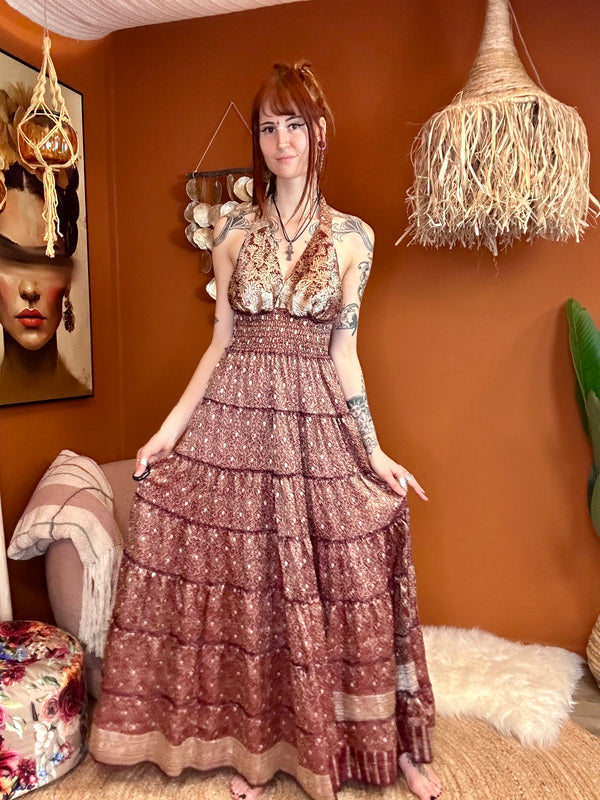 Zamira Vintage Silk Dress