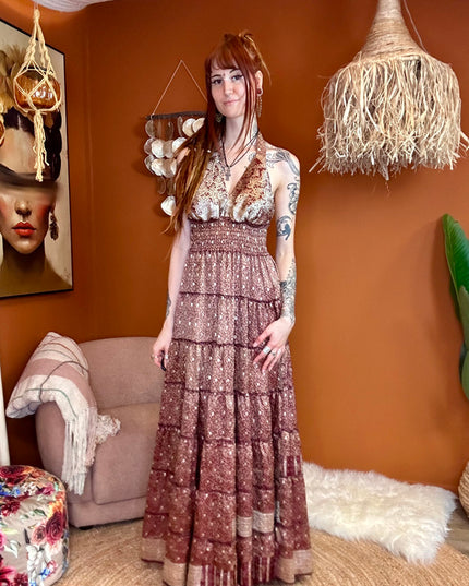 Zamira Vintage Silk Dress