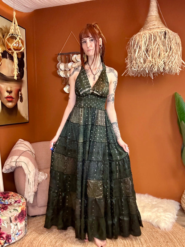 Zamira Vintage Silk Dress