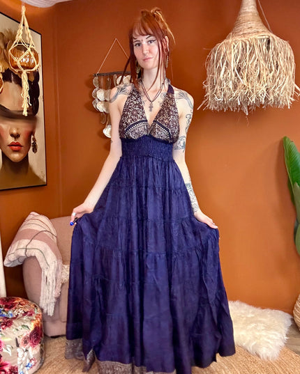 Zamira Vintage Silk Dress