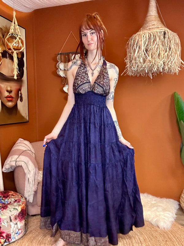 Zamira Vintage Silk Dress