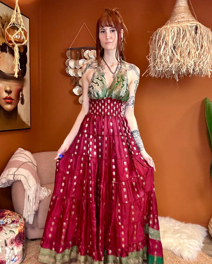 Zamira Vintage Silk Dress