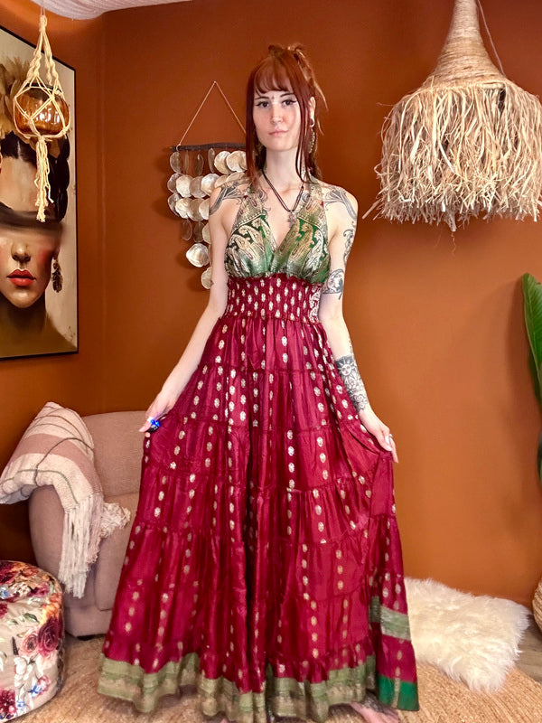 Zamira Vintage Silk Dress