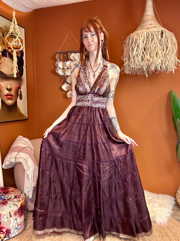 Zamira Vintage Silk Dress