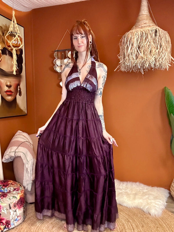 Zamira Vintage Silk Dress