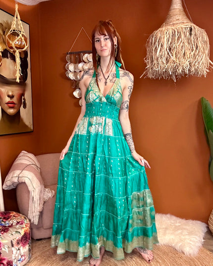 Zamira Vintage Silk Dress