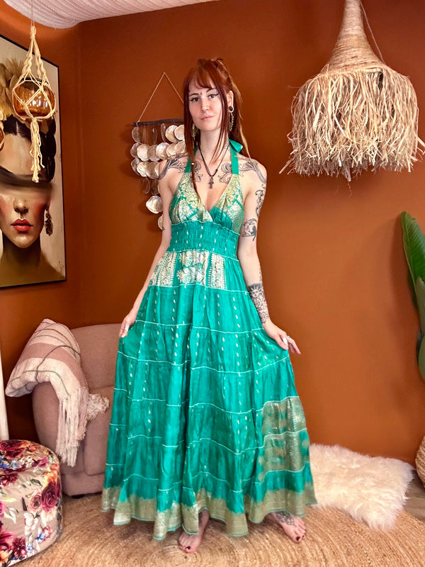 Zamira Vintage Silk Dress