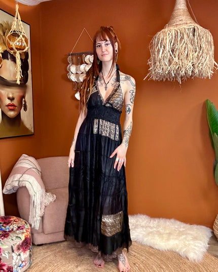 Zamira Vintage Silk Dress