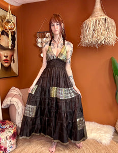 Zamira Vintage Silk Dress