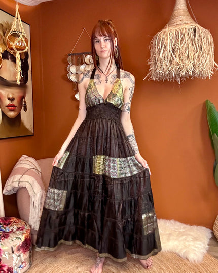 Zamira Vintage Silk Dress