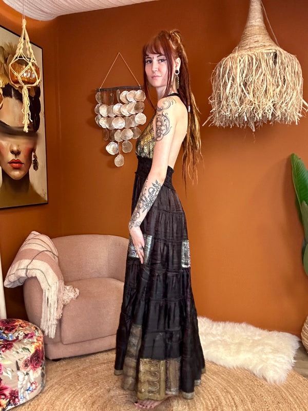 Zamira Vintage Silk Dress