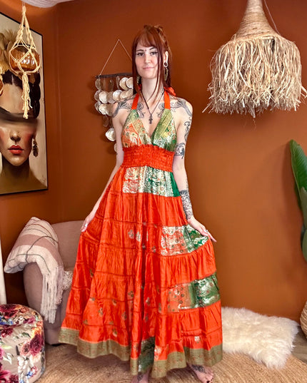 Zamira Vintage Silk Dress