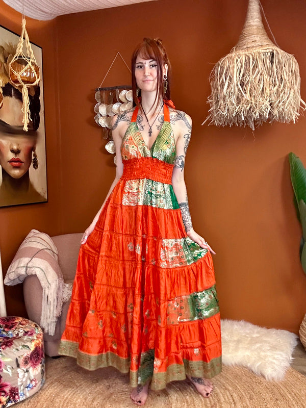 Zamira Vintage Silk Dress