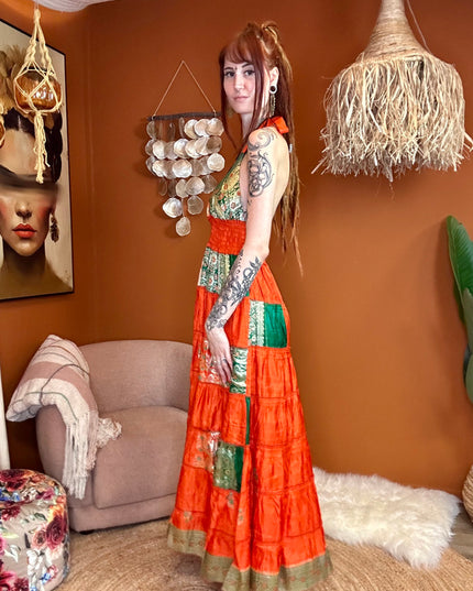 Zamira Vintage Silk Dress