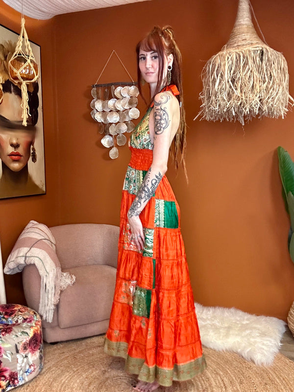 Zamira Vintage Silk Dress