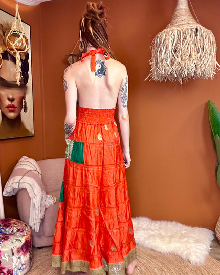 Zamira Vintage Silk Dress