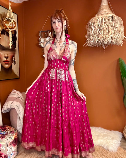 Zamira Vintage Silk Dress