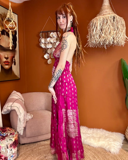 Zamira Vintage Silk Dress