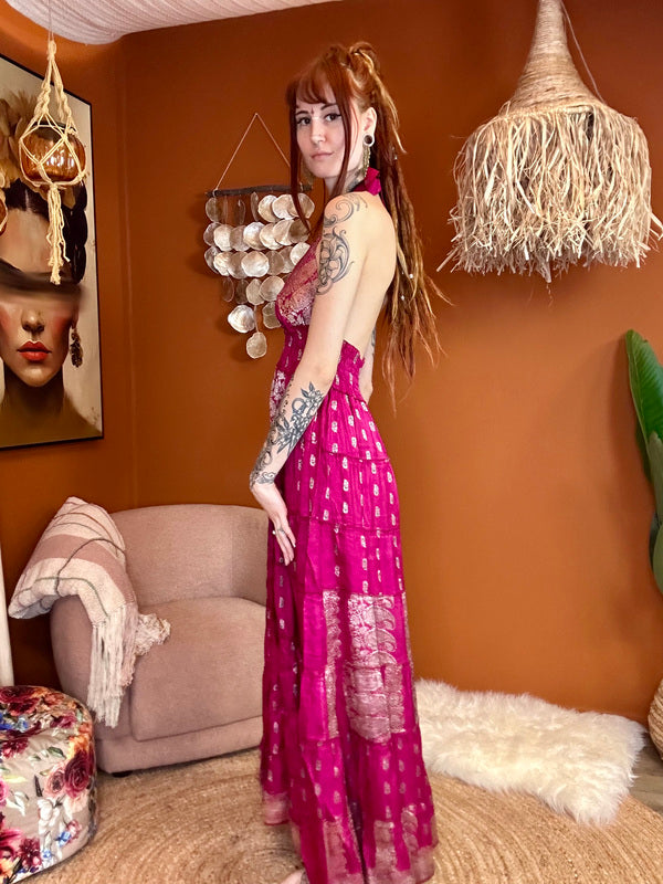 Zamira Vintage Silk Dress