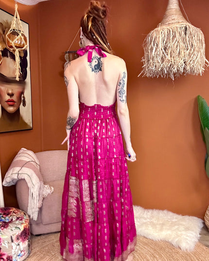 Zamira Vintage Silk Dress