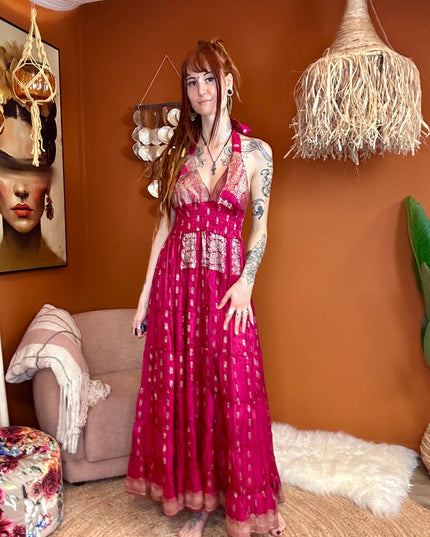 Zamira Vintage Silk Dress