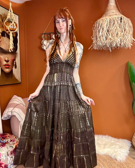 Zamira Vintage Silk Dress