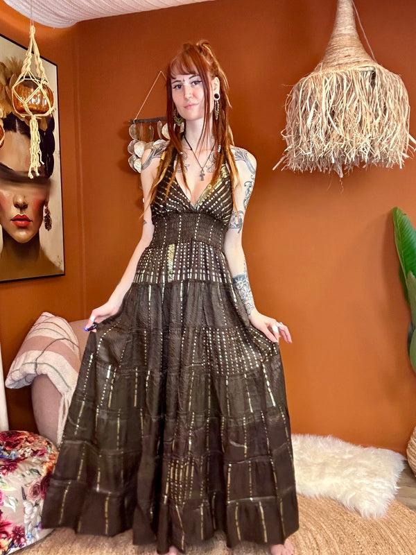 Zamira Vintage Silk Dress