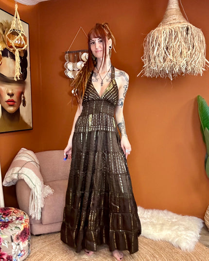 Zamira Vintage Silk Dress