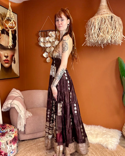 Zamira Vintage Silk Dress