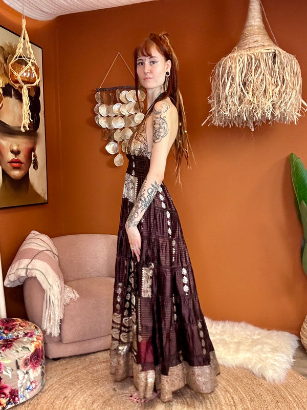 Zamira Vintage Silk Dress