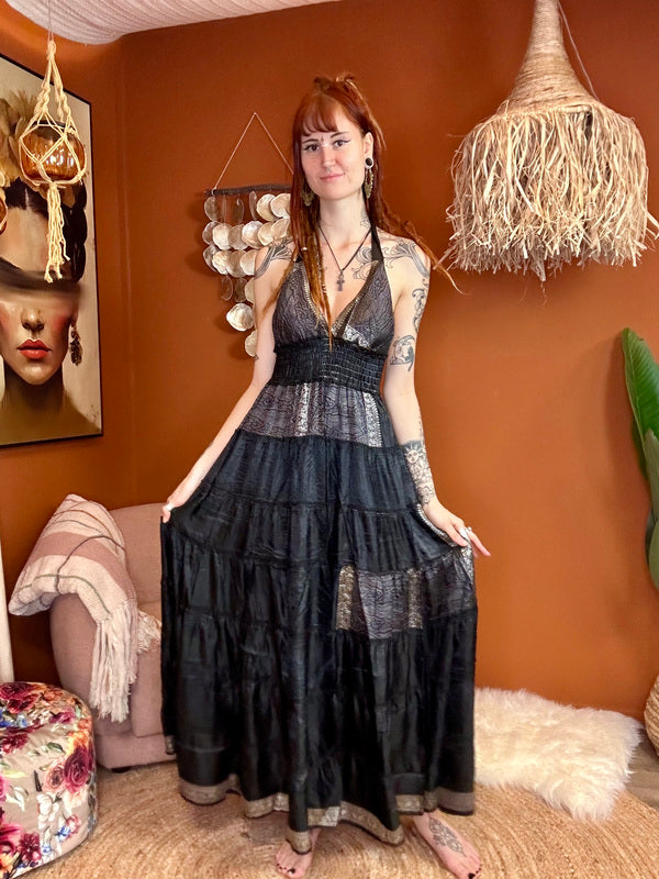 Zamira Vintage Silk Dress