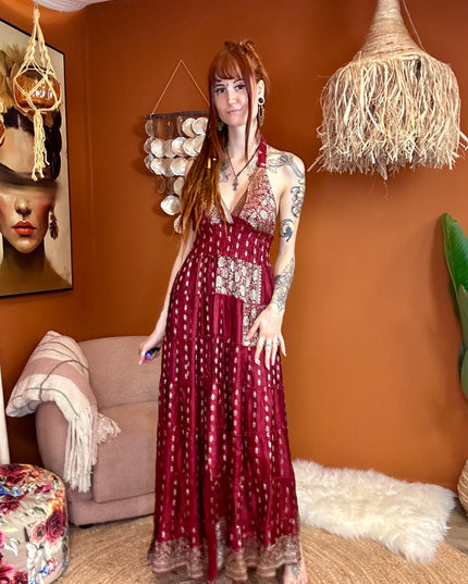 Zamira Vintage Silk Dress