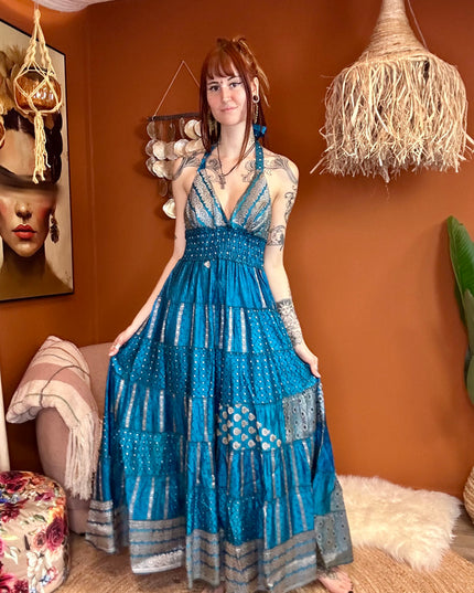 Zamira Vintage Silk Dress